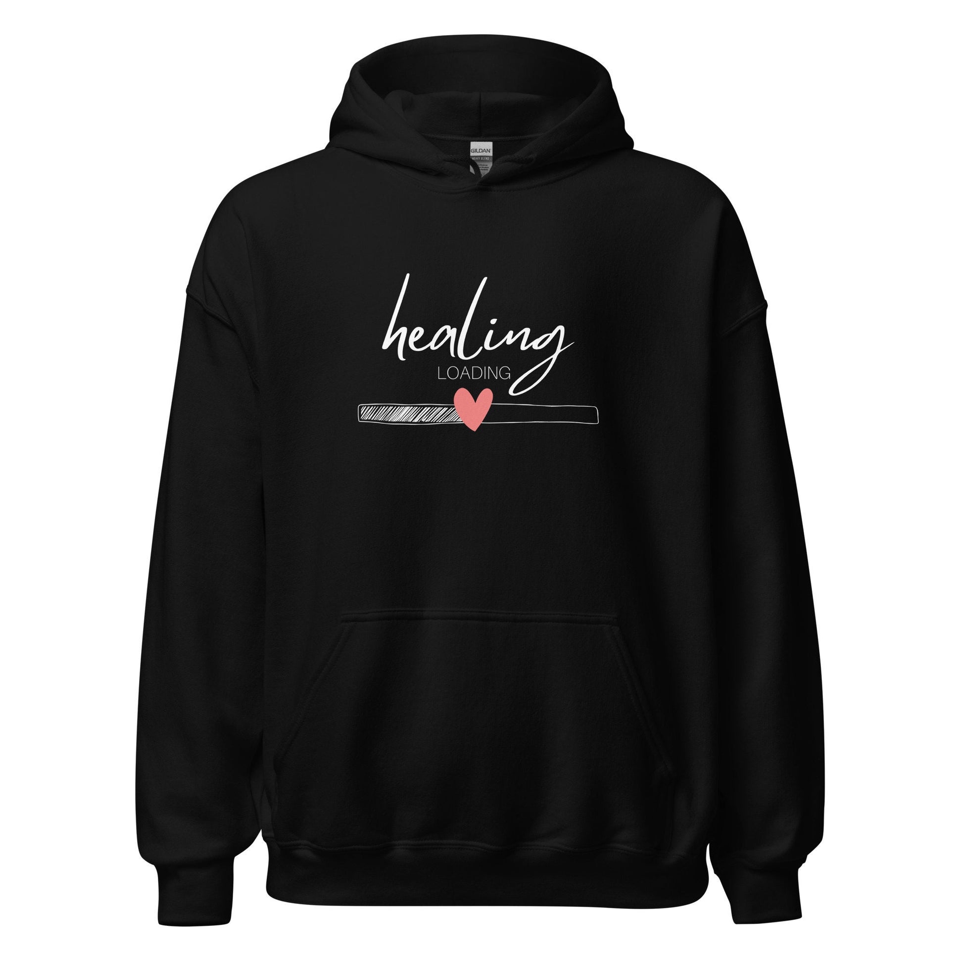 Mental Health Hoodie &#39;Healing Loading&#39;, part of profit donated to Mental Health Charity, Mental Health Awareness, Unisex Hoodie, Self Care