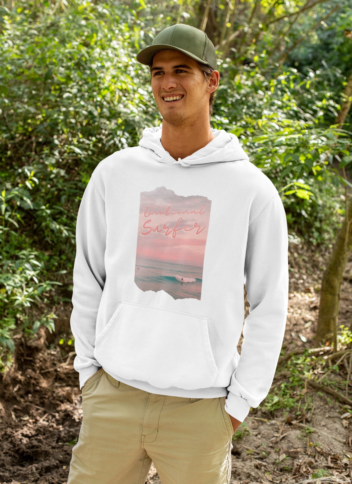 Mental Health Hoodie 'Emotional Surfer', part of profit donated to Mental Health Charity, Mental Health Awareness, Unisex Hoodie, Self Care