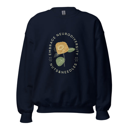 Mental Health Sweatshirt &#39;Embrace Neurodiversity&#39;, part of profit donated to ADHD Charity, Unisex Sweater, ADHD, Autism, Aspergers