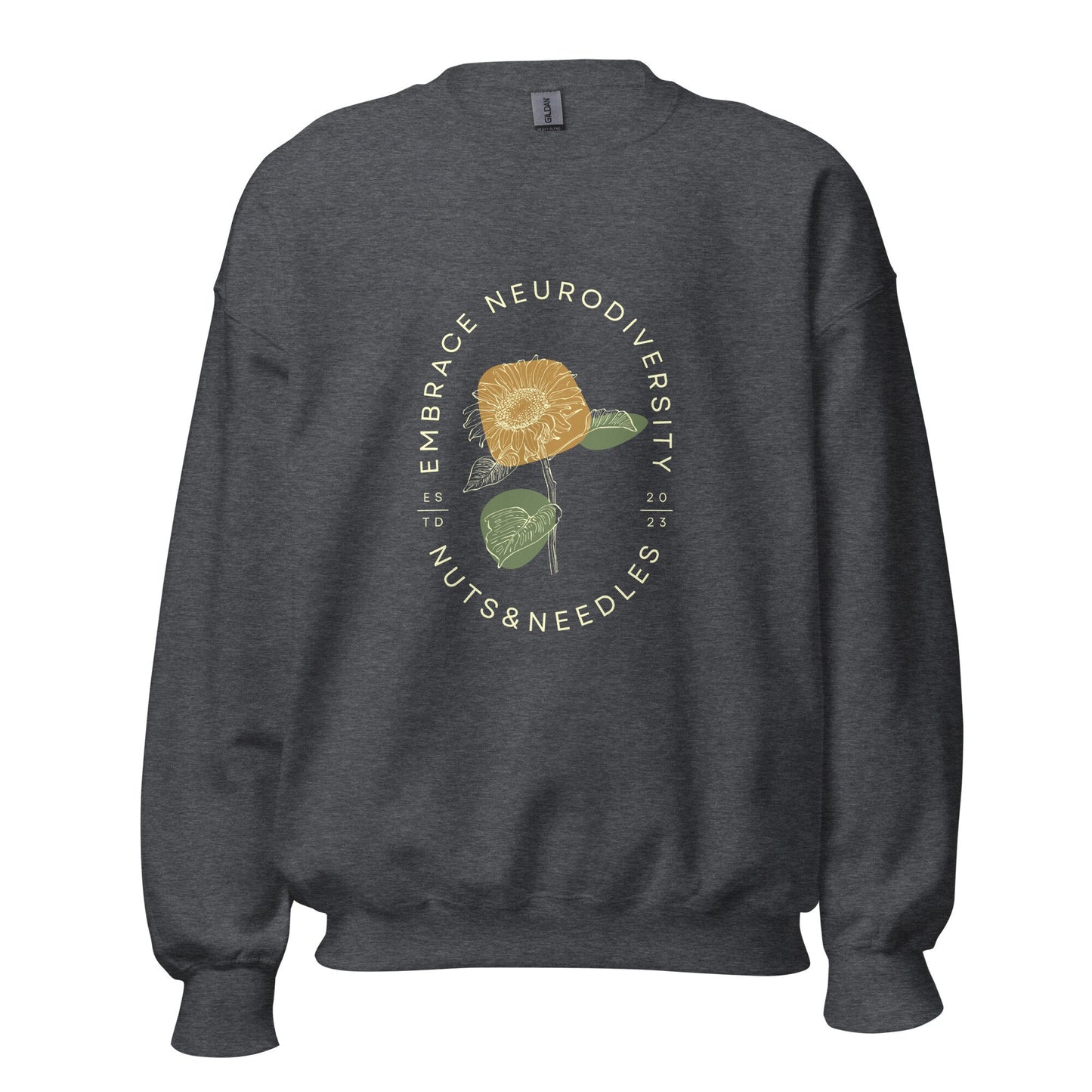 Mental Health Sweatshirt &#39;Embrace Neurodiversity&#39;, part of profit donated to ADHD Charity, Unisex Sweater, ADHD, Autism, Aspergers