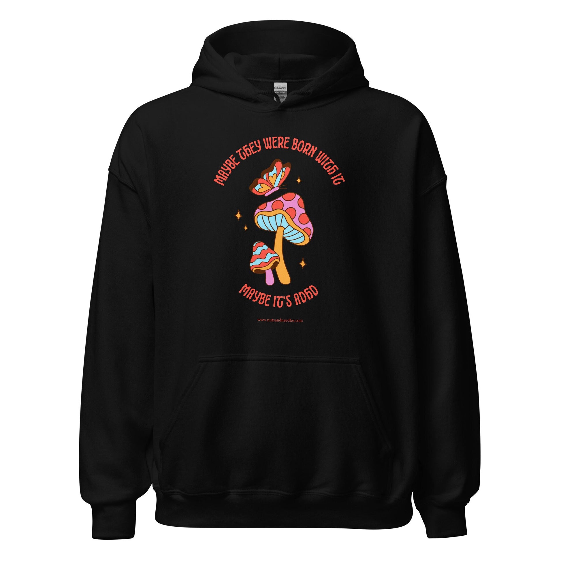 Mental Health Hoodie &#39;Maybe it&#39;s ADHD&#39; Non-Binary Version, Part of Profit goes to ADHD Charity, Unisex Hoodie, Gift for Them