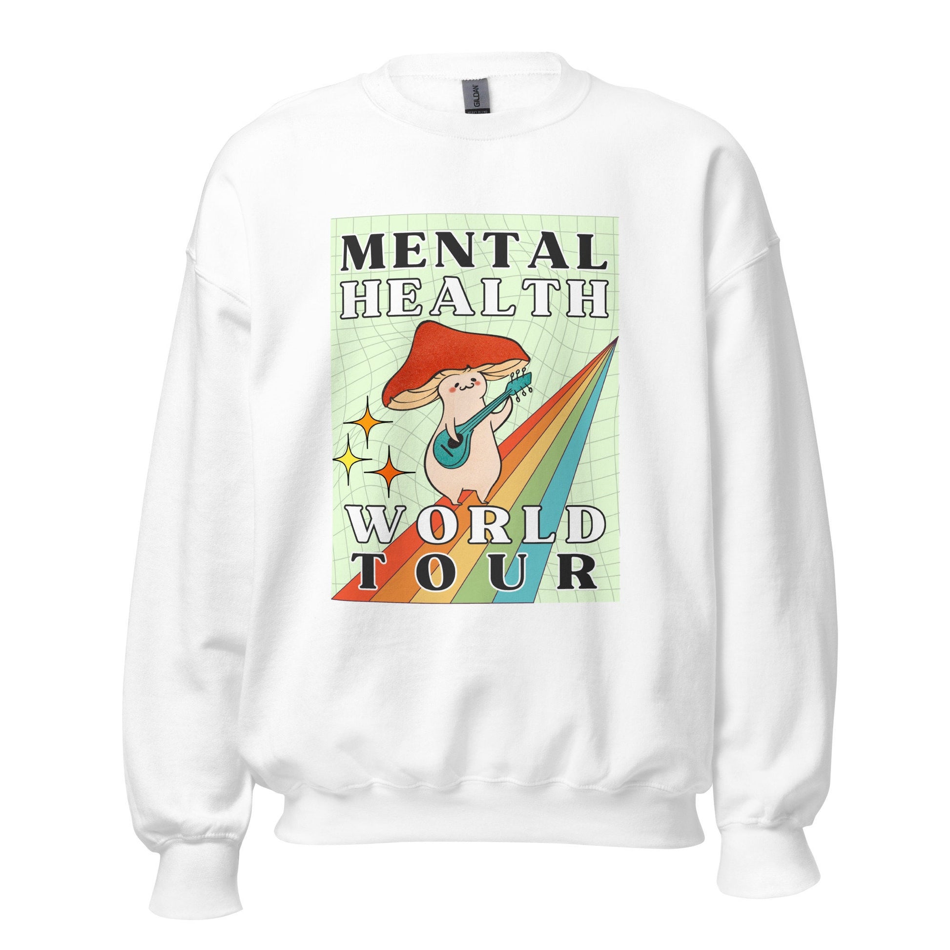 Sweatshirt &#39;Mental Health World Tour&#39;, Mental Health Awareness, Unisex Sweater, Self Care, Tour Merchandize