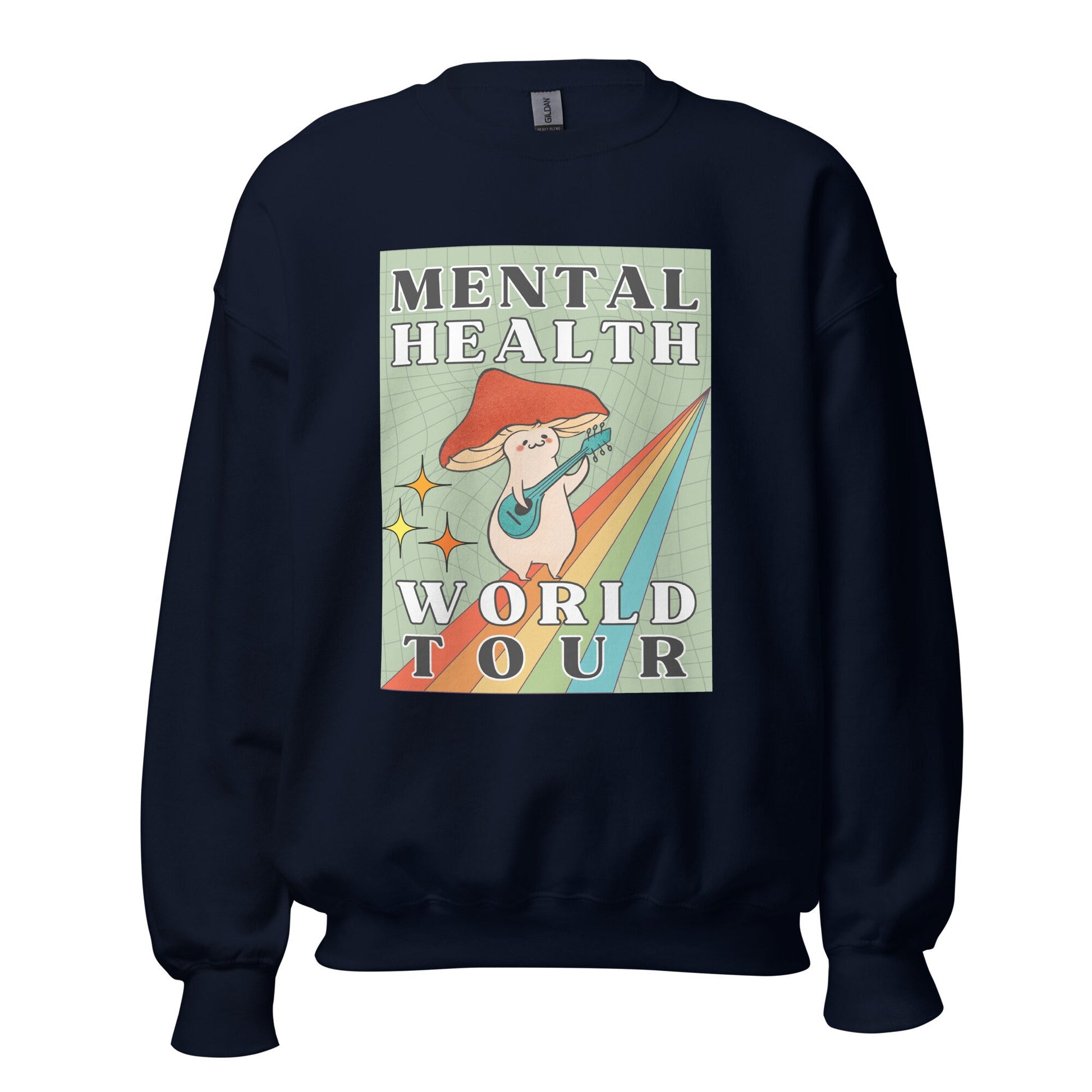 Sweatshirt &#39;Mental Health World Tour&#39;, Mental Health Awareness, Unisex Sweater, Self Care, Tour Merchandize