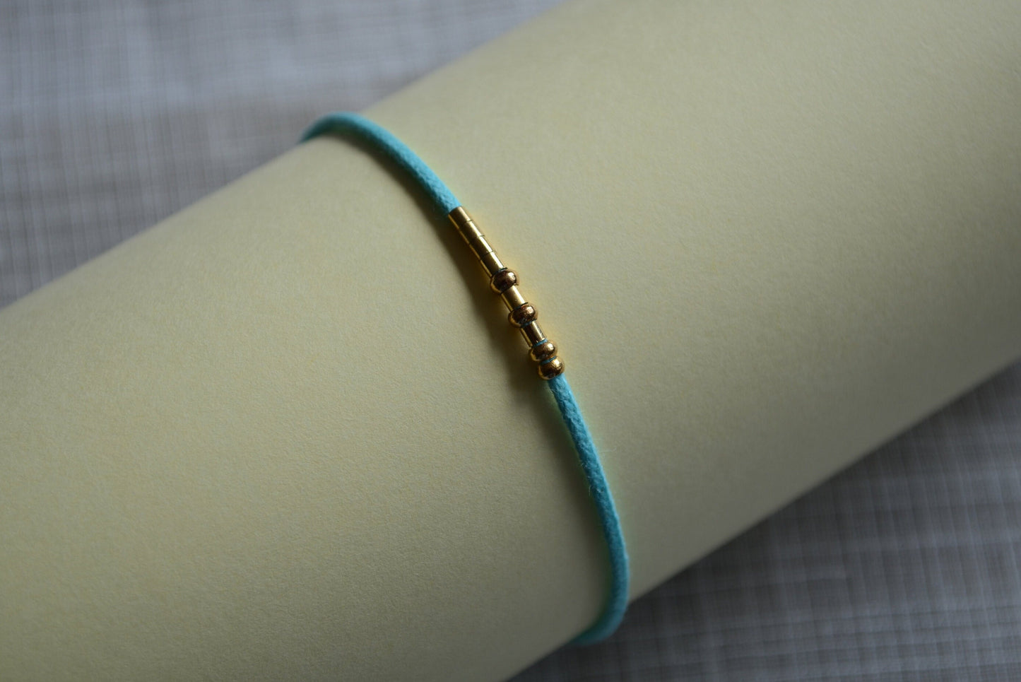 Minimalist Morse Code Bracelet, OCD Awareness, part of profit donated to charity, Mental Health, handmade jewelry, anti stress jewelry