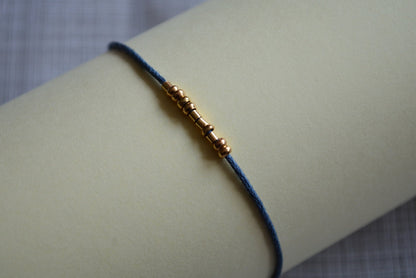 Minimalist Morse Code Bracelet, Borderline Awareness, part of profit donated to BPD charity, Mental Health, handmade jewelry, DBT Skill