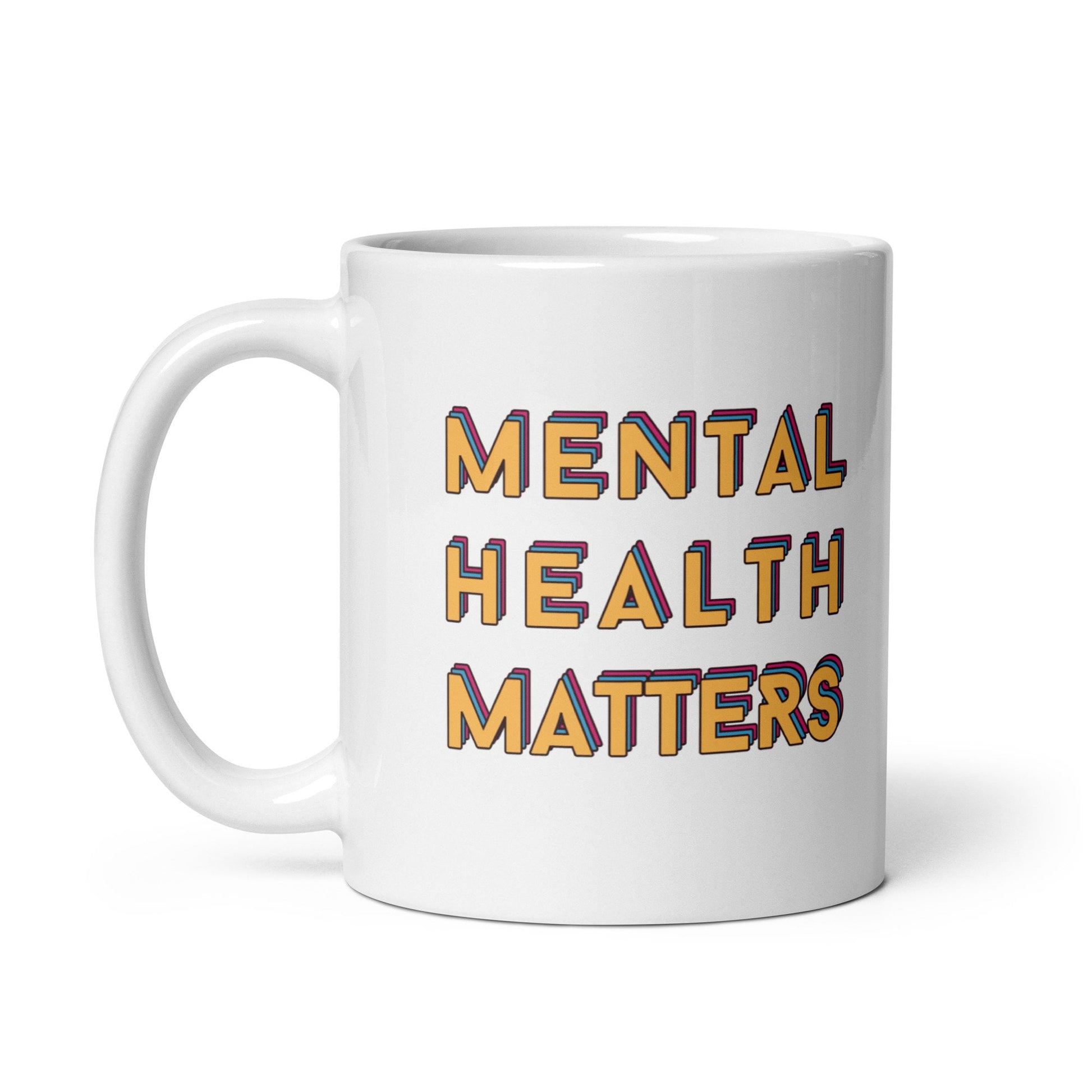 Mental Health Matters Colourful Mug