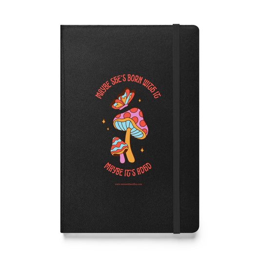 Mental Health Awareness Notebook &#39;Maybe it&#39;s ADHD - female&#39;, Hardcover bound notebook, part of profit donated to ADHD Awareness charity