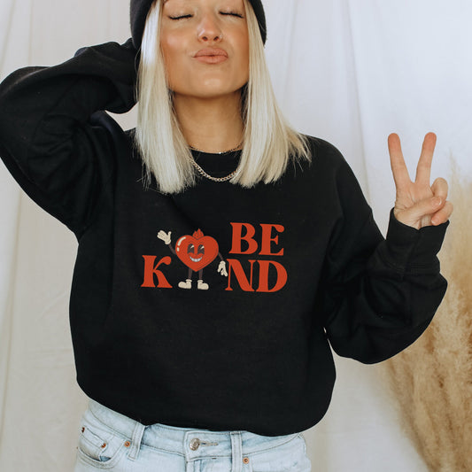 Mental Health Sweatshirt 'Be Kind', part of profit donated to Mental Health Charity, Mental Health, Unisex Sweater, Self Care, Neurodiverse