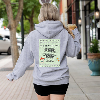 Hoodie 'Mental Health World Tour', Mental Health Awareness, Unisex Hoodie, Self Care, Gift for Him, Gift for Her, Tour Merchandize