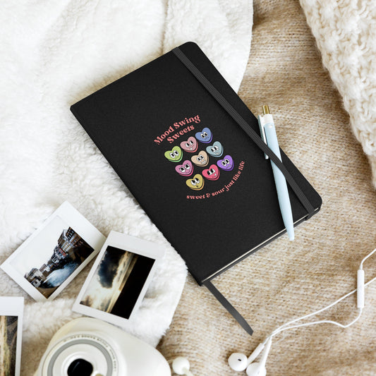 Mental Health Notebook 'Mood Swing Sweets', Valentines Day, Self Love, Self Care, Part of Profit donated to charity, Valentines Gift